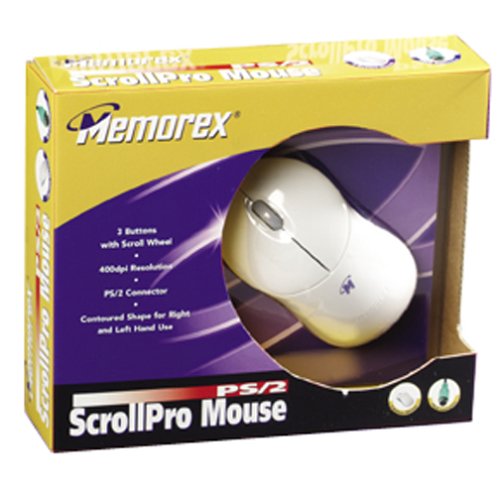 Memtek 32022382 400Dpi PS2 2-Button Scroll Mouse