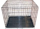 Dog and Cat Kennel Black - 24x17x20