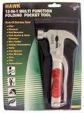 12-IN-1 MULTI-FUNCTION POCKET TOOL W/ CLAW HAMMER