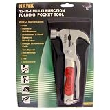 12-IN-1 MULTI-FUNCTION POCKET TOOL W  CLAW HAMMER by 