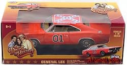 1969 Dodge Charger "General Lee" diecast model car Dukes of Hazzard 1:18 scale die cast by Ertl