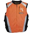 Joe Rocket Military Spec Men's Textile Sports Bike Motorcycle Vest - Perforated Orange/Black/Silver