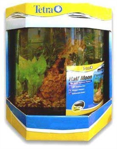 Tetra Half Moon Aquarium Kit, 10-Gallon