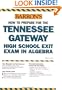 How to Prepare for the Tennessee Gateway High School Exit Exam in Algebra (Barron's How to Prepare for the Tennessee Gateway High Algerba)