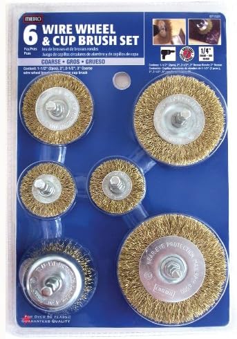 (One Piece ) Wire Brush- Wire Wheel/Cup 6Pc From Mibro (Part Number 971531)