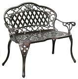 Regis Promo Loveseat (Hammertone Antique Brass) (33.75"H x 22.75"W x 41"D)