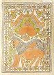 Asia Art of India Madhubani Folk Paintings Wall Decor Organic Color Paper 11 x 15 inches