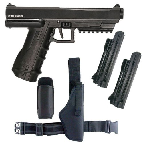 Tiberius Arms T8.1 Paintball Pistol Player's Kit - Black