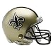 NEW ORLEANS SAINTS Official NFL Riddell Replica MINI HELMET (6 inches by 5 inches).