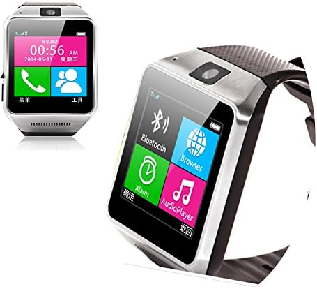 Loverbuyer® GV08 Gear V Bluetooth Smartwatch Watch Phone Smart Watch WristWatch 1.54" 1.3MP Micro SIM Card Pedometer Activity Tracker for Android Samsung S5 Note 4 HTC Huawei Xiaomi (Full Function) and Apple iPhone (Part of the function) Black Color