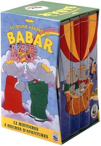 Coffret Babar 4 VHS : Le Grand voyage de Babar