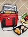 Green Bento Meal Prep Containers with Lids Plastic Food Storage Bento Lunch Box, Portion Control,Dishwasher,Microwave Safe Cover 10 Pack 10 Cutlery(28ounce)