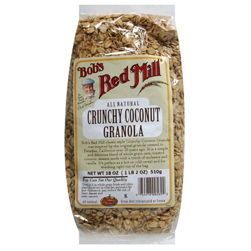 Bob's Red Mill Granola, Crunchy Coconut, 18-Ounce Units (Pack of 4)