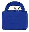 EVA Hard Shell Carrying Case for Amazon Kindle Electronic Reading Device (Kindle NOT included), Dark Blue Nylon Cube w/ Handle