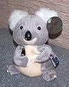 Quala the Koala Australia Bean Bag 6" BEANIE COKE BRAND 1999