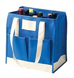 True Fabrications Canvas 6 Bottle Wine Tote and Wine Bag, Bay Blue 51KWYBjuTpL. SL160 True Fabrications Canvas 6 Bottle Wine Tote and Wine Bag, Bay Blue