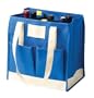 True Fabrications Canvas 6-Bottle Wine Tote and Wine Bag, Bay Blue