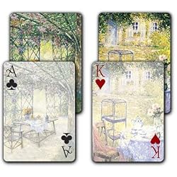 Lunch Under a Pergola / Lunch in a Trellised Garden - Double Deck Playing Cards