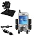 PalmOne Treo 700wx Auto Bean Bag Dash Holder with Car Charger - Uses Gomadic TipExchange