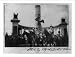 Historic Print (L): [George Washington Custis Lee, 1832-1913, on horseback, with staff reviewing Confederate