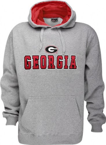 Buy Georgia Bulldogs Automatic Fleece Grey Hooded Sweatshirt