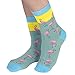 Bits and Pieces - Novelty Socks - Christmas, Halloween, Cats, Dogs, Horses, Fishing, Sports, Great Gift - Adult Size 6-12