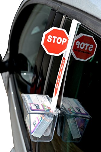 Visitenkarten KFZ-Fenster Halterung CardCourier STOP KFZ-Werbung Außendienst