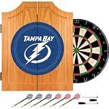 NHL Tampa Bay Lightning Dart Cabinet includes Darts and Boar
