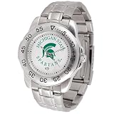Michigan State Spartans NCAA Sport Mens Watch (Metal Band)