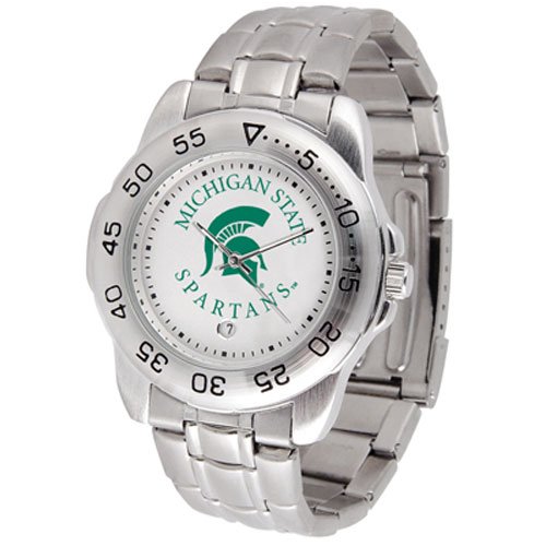 Michigan State Spartans NCAA Sport Mens Watch (Metal Band)