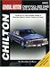 Book cover of GM Chevy Full-Size Cars 1979-89 (Chilton's Total Car Care Repair Manual).