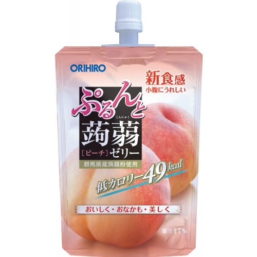 オリヒロ　ぷるんと蒟蒻ゼリー　 ピーチ　24個