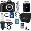 Nikon D90 12.3MP Digital SLR Camera (Body Only) + Sigma 70mm F/2.8 EX DG Macro Lens + Sigma Flash Macro Ring EM-140 DG + Willoughby's Dental/Medical Accessory Package