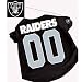 Oakland Raiders Pet Football Jersey - XL (Length 26