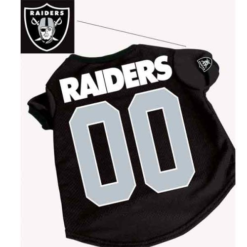Oakland Raiders NFL Pet Football Jersey - Medium (Length 14