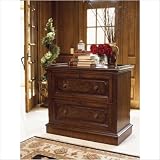 Trump Home 01-0652-916 Westchester Cortlandt Manor File Chest in Medium Brown