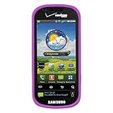 Amzer Silicone Skin Jelly Case for Samsung Continuum SCH-I400 - Purple