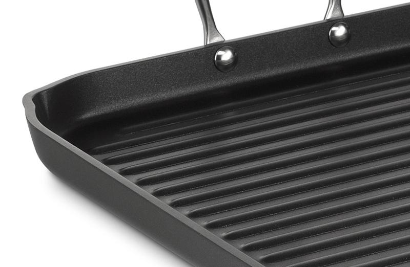 AllClad 3013 Hard Anodized Aluminum Nonstick Double Burner Grande 13Inch X 20Inch