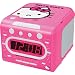 HELLO KITTY KT2053 AM/FM Stereo Alarm Clock Radio with Top Loading CD Player