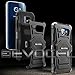 Galaxy S6 Case, Evocel [New Generation Series] Belt Clip Holster, Kickstand, & Dual Layer for Samsung Galaxy S6 (SM-G920), Black (EVO-SAMS6-XX01)