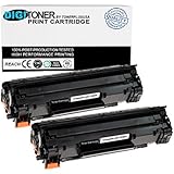 TonerPlusUSA Compatible Toner Cartridge Replacement for HP CE285A ( Black , 2-Pack )