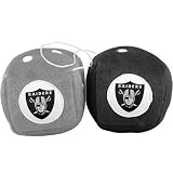 Oakland Raiders Plush Team Fuzzy Dice