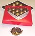 Scott's Cakes 1 Pound Dark Chocolate Covered Caramels in a Heart Box