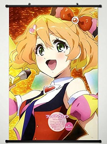 Wall Scroll Poster Fabric Printing For Anime Macross Delta The Super Dimension Fortress Macross Freyja Wion L