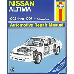Nissan Altima Automotive Repair Manual: Models Covered : All Nissan Altima Models 1993 Through 1997 (Haynes Automotive Repair Manual Series)