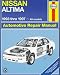 Books : Nissan Altima Automotive Repair Manual: Models Covered : All Nissan Altima Models 1993 Through 1997 (Haynes Automotive Repair Manual Series)
