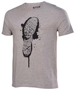 Converse Men's Chuck Taylor Shoe Sole T-Shirt-Heather Gray-Large