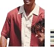 Cubavera - Grid Texture Camp Shirt With Embroidery (CM112) Cubavera - Grid Texture Camp Shirt With Embroidery (CM112)