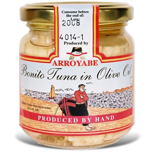 Bonito Tuna in Olive Oil Arroyabe. glass jar by Olive Oil