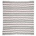 Chevron Zig Zag Pink and Gray 5 Piece Baby Crib Bedding Set with Bumper